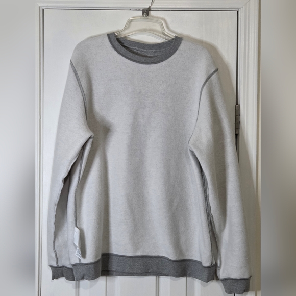 * Nike Mens Michigan State Spartan Primary Stack Crewneck Sweatshirt Gray Large - Picture 4 of 16